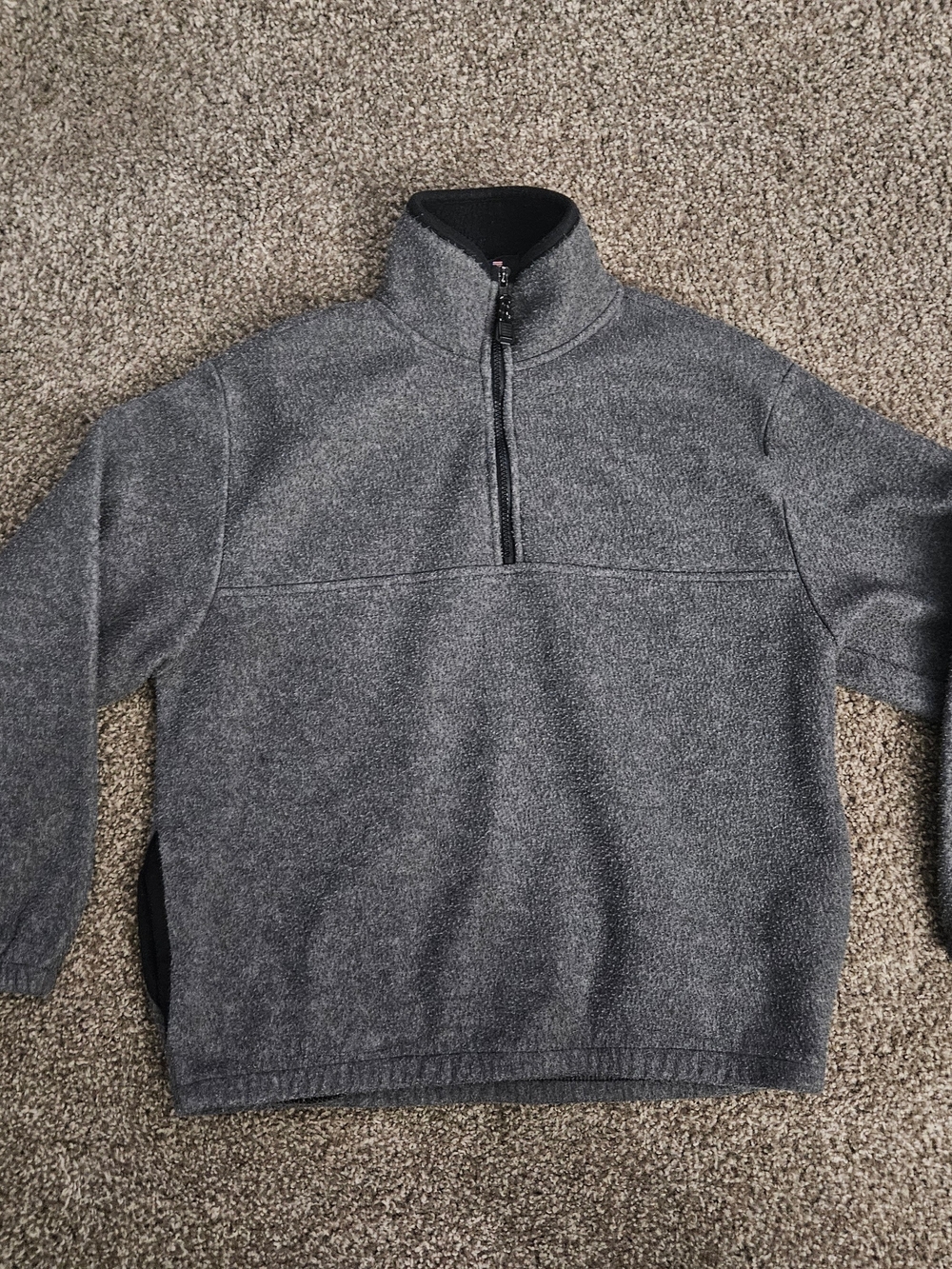 Made In Usa Timberline Colorado Fleece Polyester Quarterzip Size Small